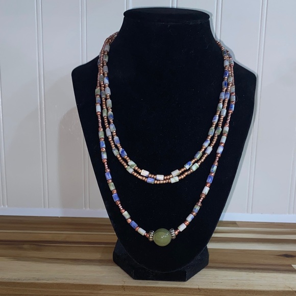 Handmade Jewelry - Multicolor Beaded Necklace
